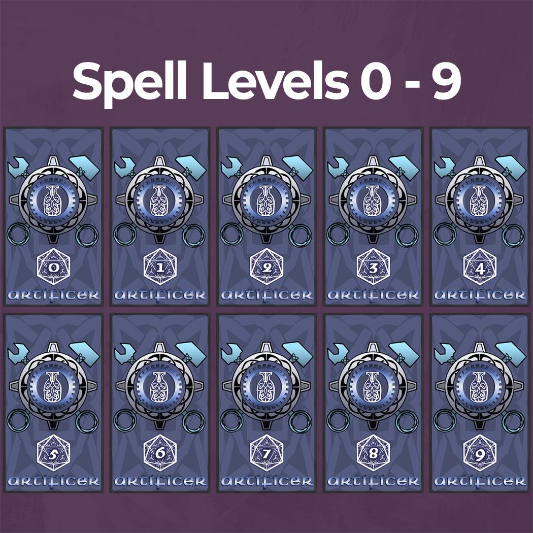 Artificer Spell Cards - Fillable PDF - Image 3