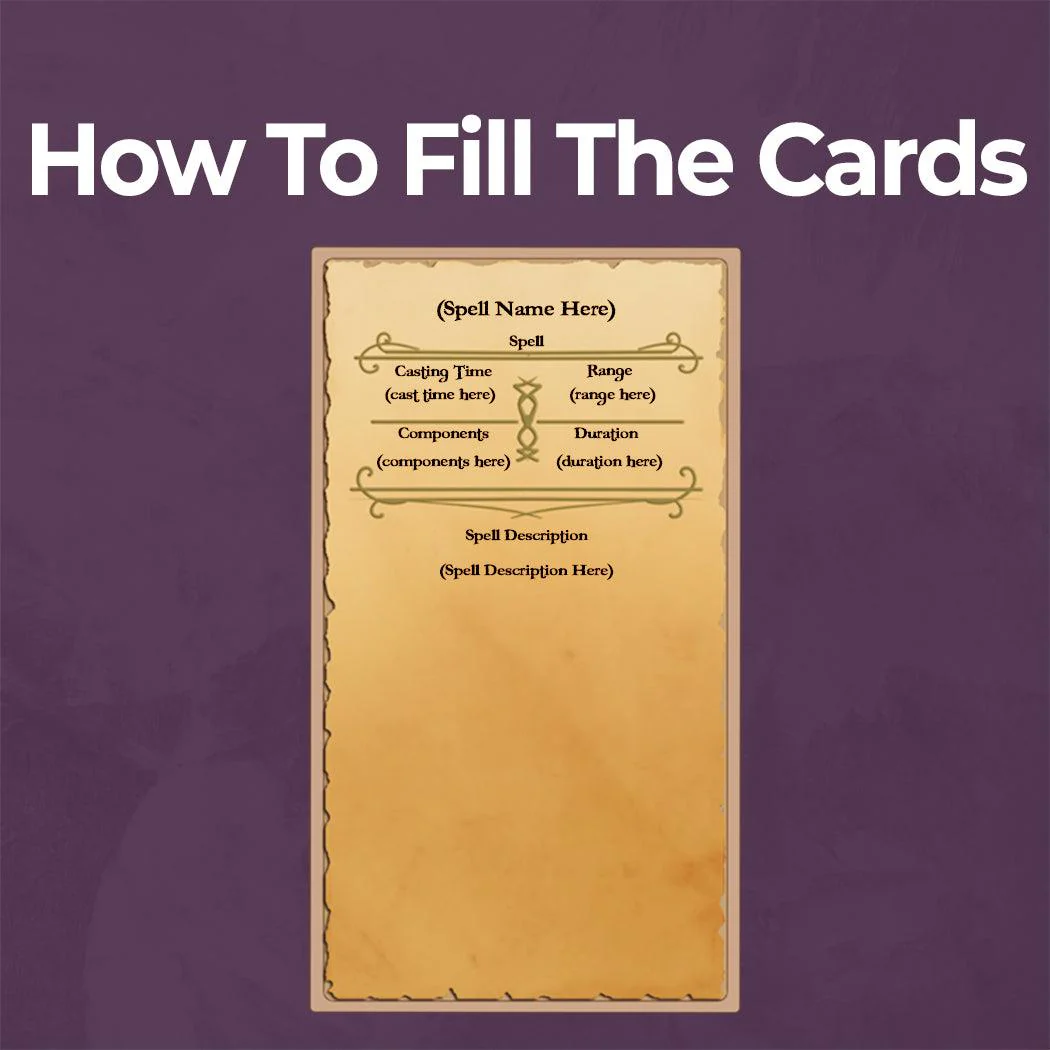 Bard Spell Cards - Fillable PDF - Image 4