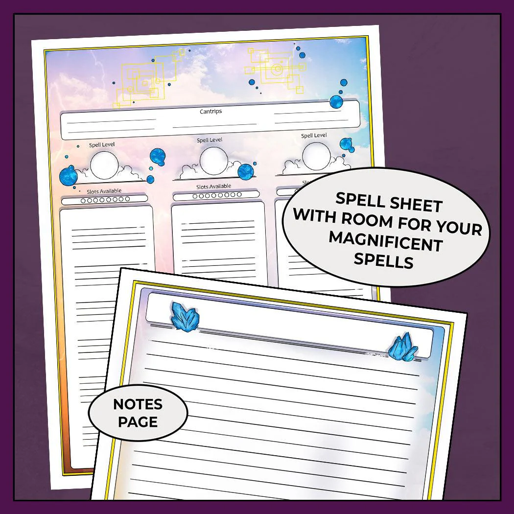 Chosen Sorcerer - DnD 5e Sorcerer Character Sheet - Image 4