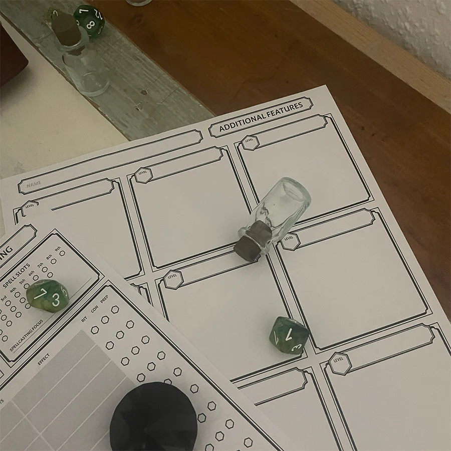 Clarity - Character Sheets Pack - Fillable PDF - Image 10