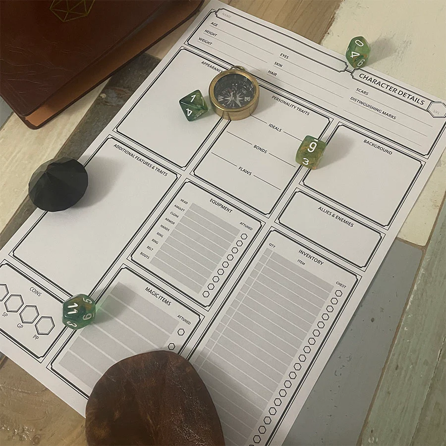 Clarity - Character Sheets Pack - Fillable PDF - Image 5