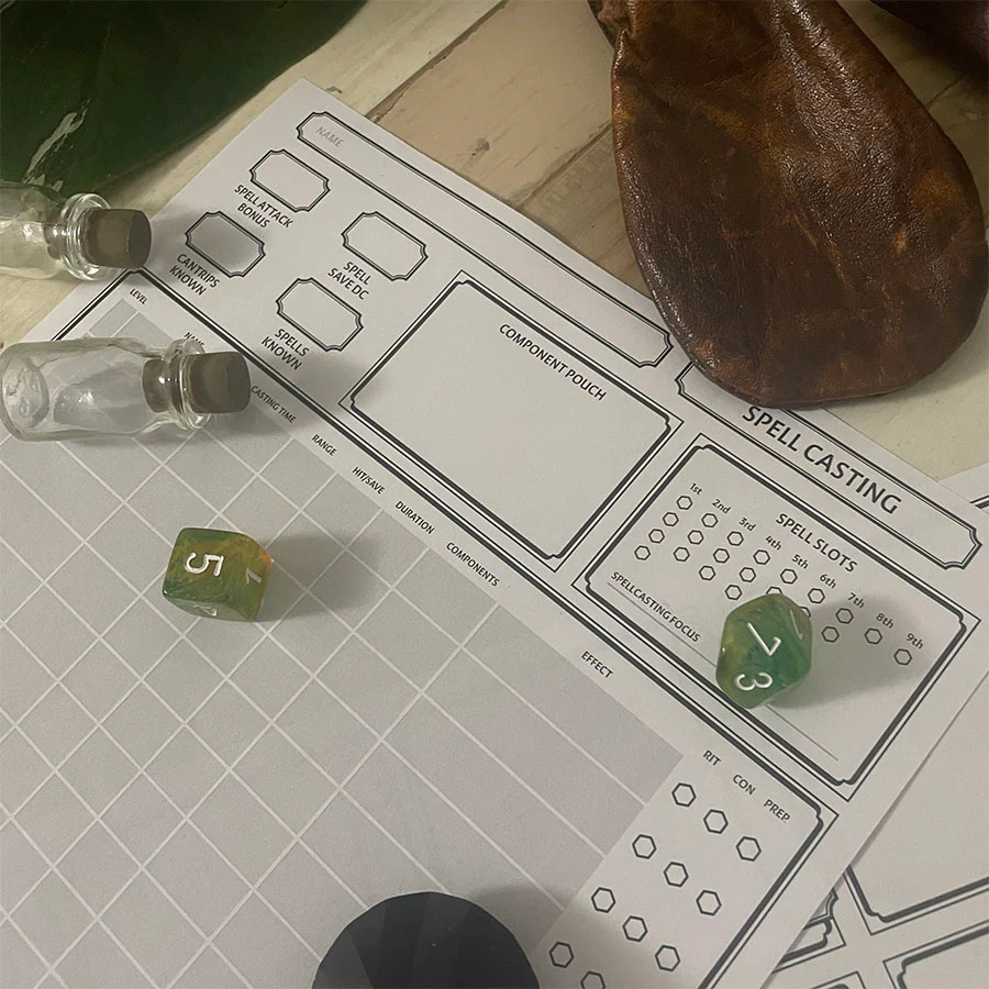 Clarity - Character Sheets Pack - Fillable PDF - Image 9