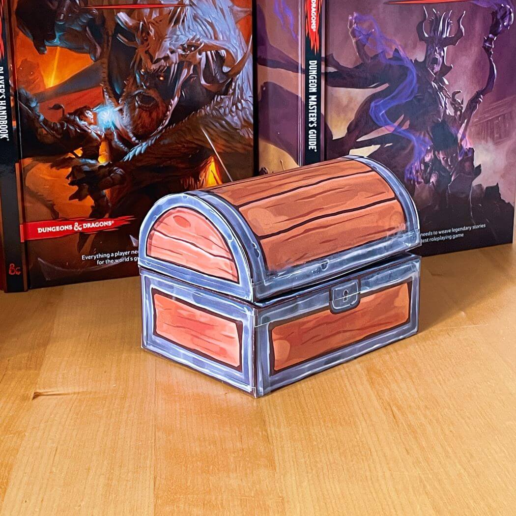 DnD Loot/Mimic Chest - 3D Foldable - Image 4