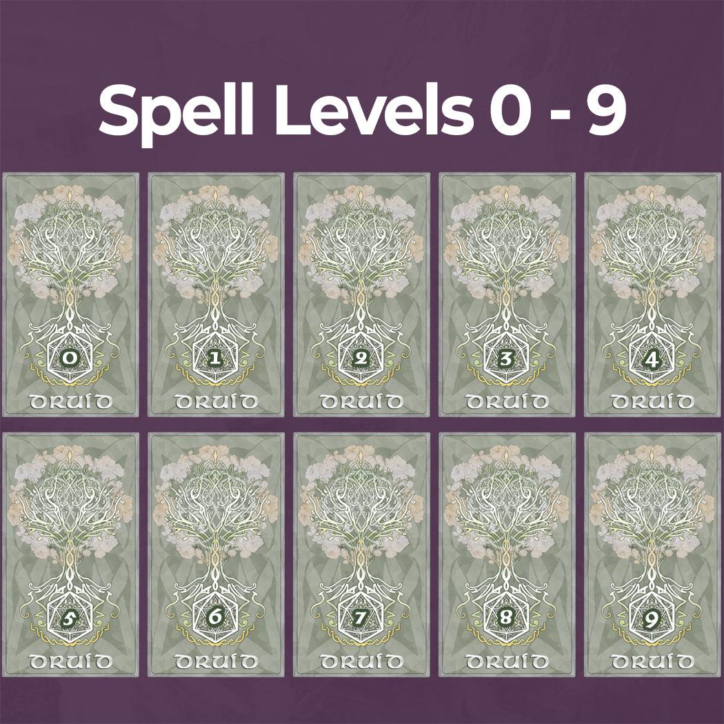 Druid Spell Cards - Fillable PDF - Image 3