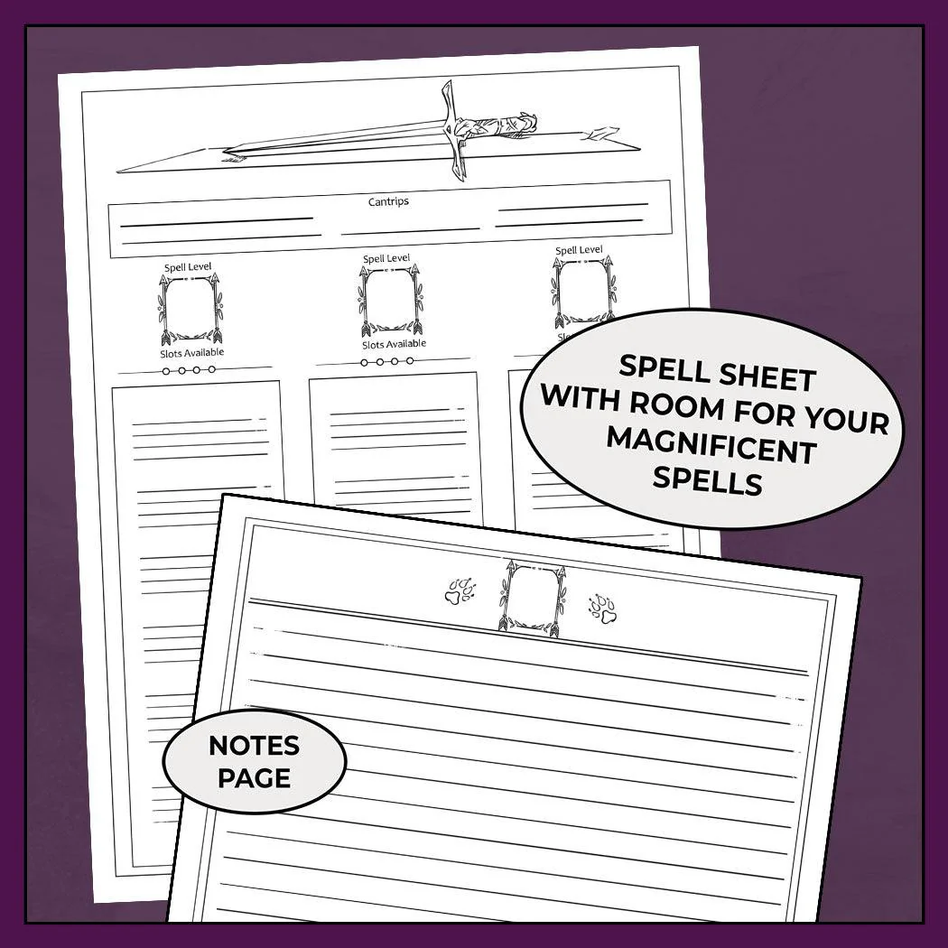 Lone Ranger, Colorless - DnD 5e Ranger Character Sheet - Image 4