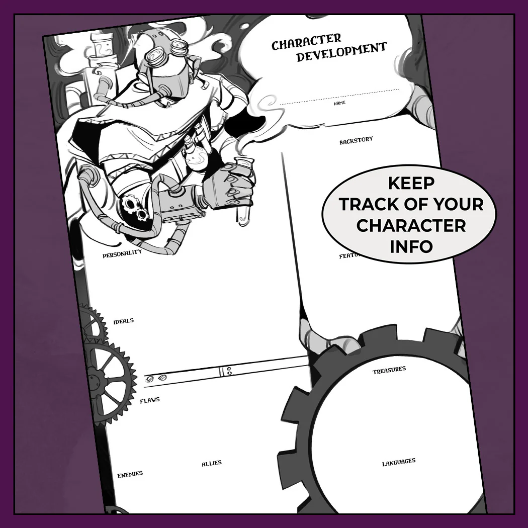 Mad Artificer's Lab - DnD 5e Artificer Character Sheet - Image 2