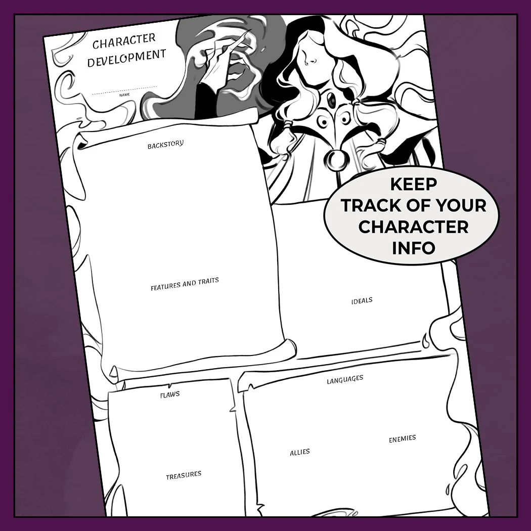 Mana Born - DnD 5e Sorcerer Character Sheet - Image 3