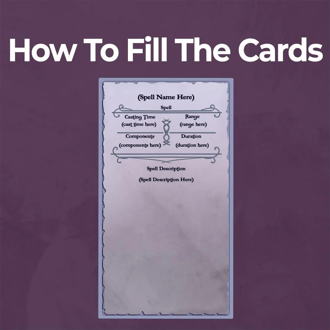 Paladin Spell Cards - Fillable PDF - Image 4