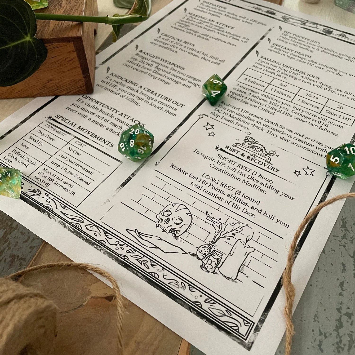Player's Cheat Sheet - D&D 5th Edition - Image 5