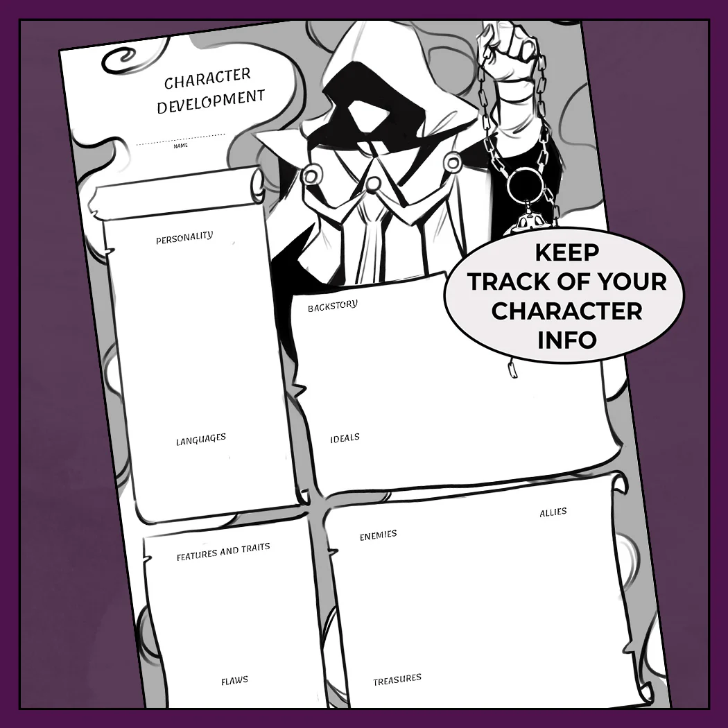 Seraphic Cleric - DnD 5e Cleric Character Sheet - Image 2