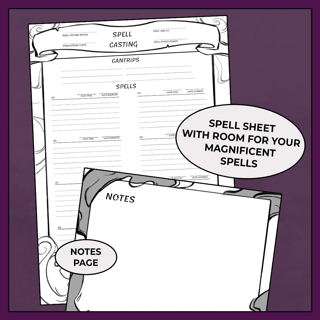 Seraphic Cleric - DnD 5e Cleric Character Sheet - Image 3