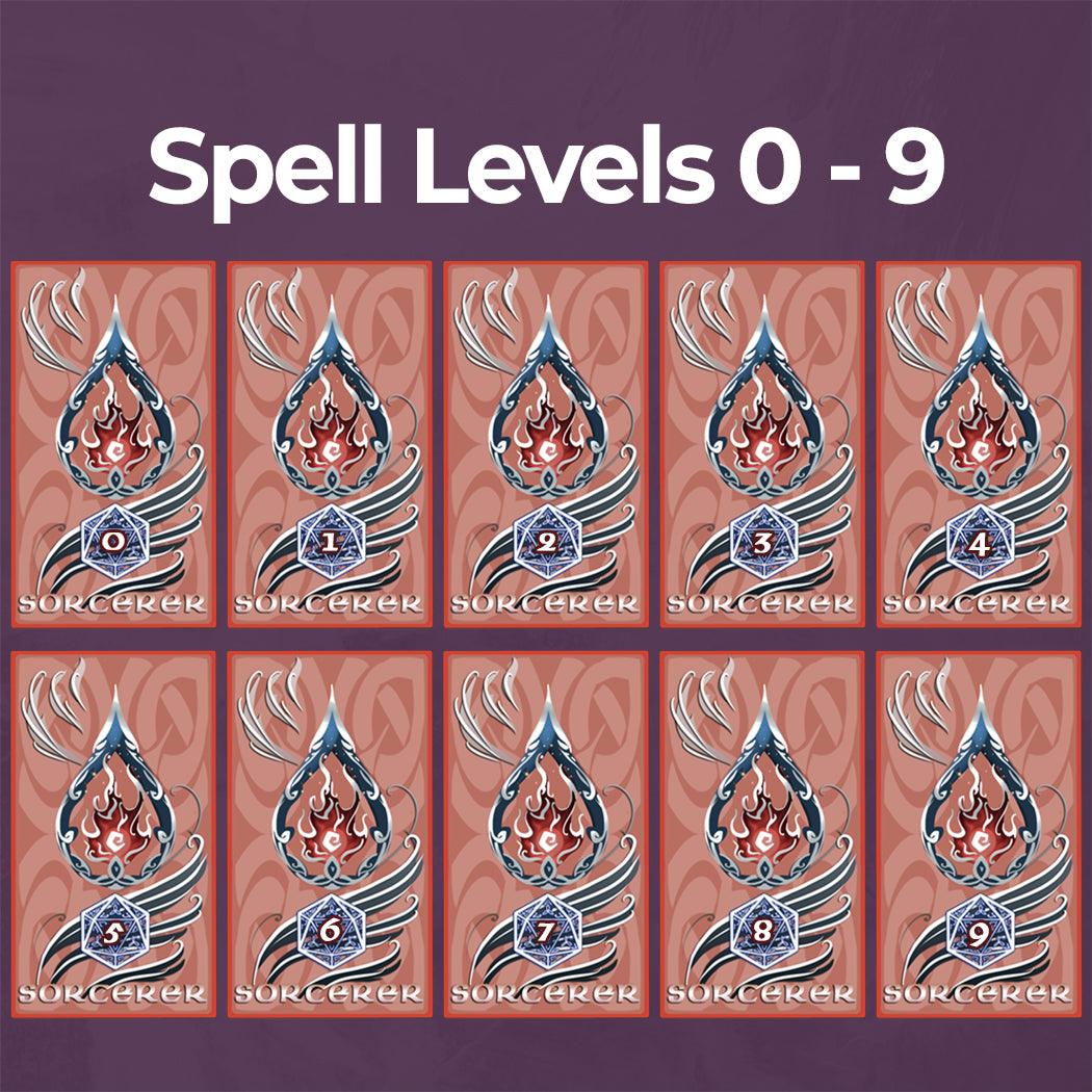 Sorcerer Spell Cards - Fillable PDF - Image 3